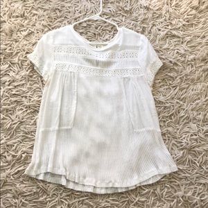 Anthropologie White Blouse